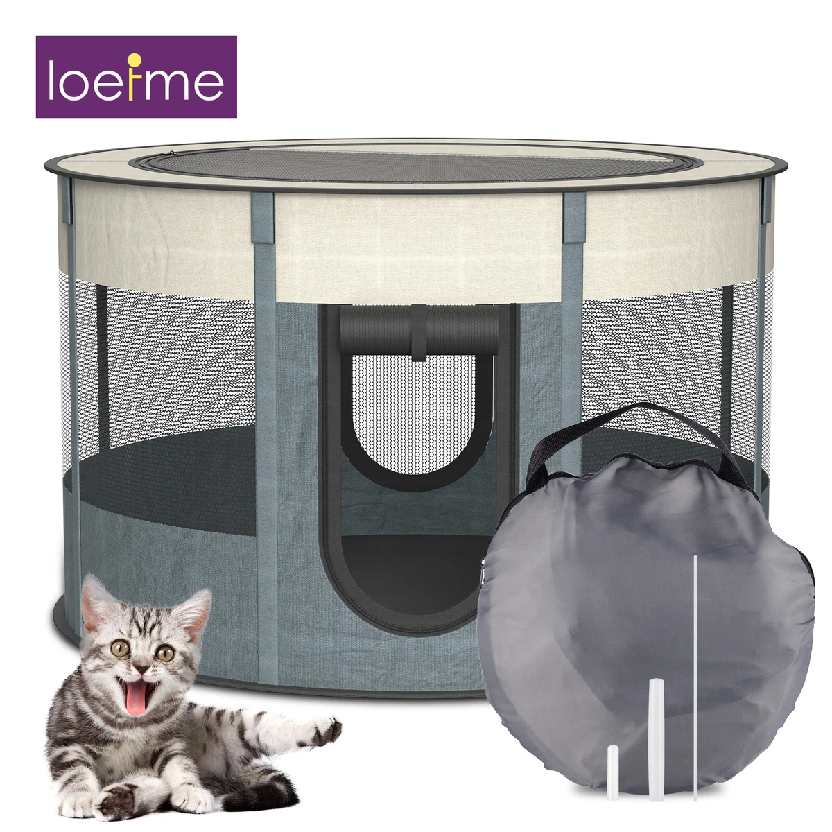 Portable cat cheap playpen