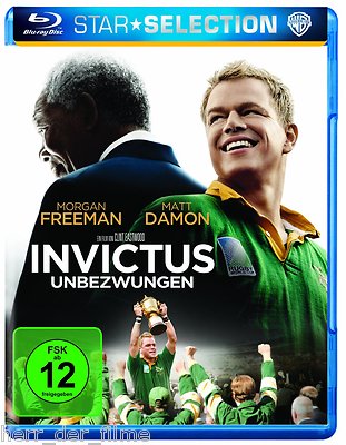 INVICTUS, Unbezwungen (Matt Damon, M. Freeman) Blu-ray Disc