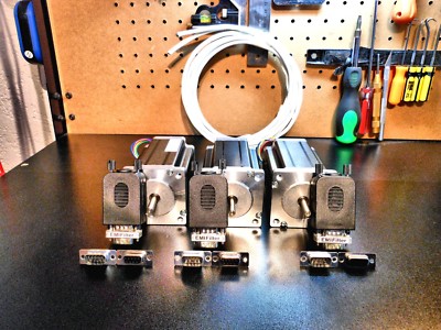 Gecko G540 3 600oz Motor Kit 18 4 Shielded Cable Amp Pro Solderless Connectors Ebay