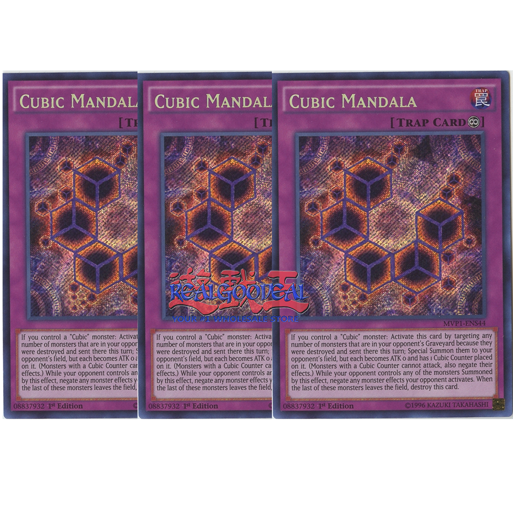 x3 Cubic Mandala - MVP1-ENS44 - Secret Rare - 1st Edition | eBay