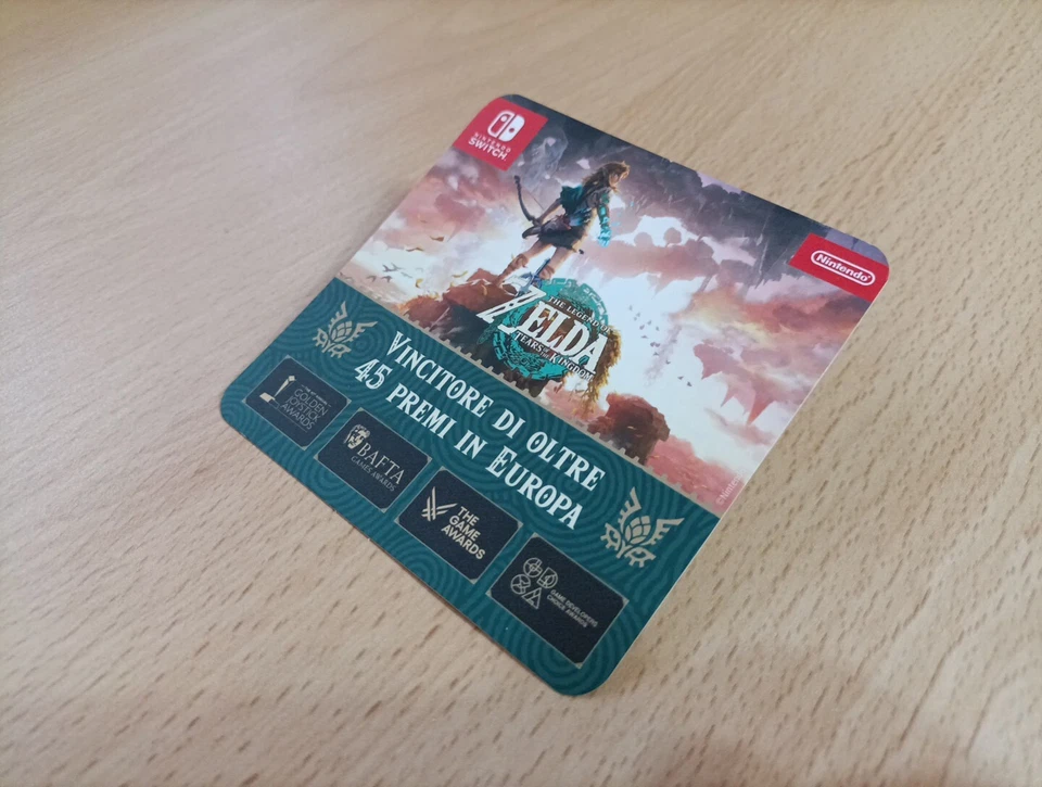 The Legend of Zelda: Tears of the Kingdom! Cartoncino Promozionale 20x15 New!, foto 3 di 5