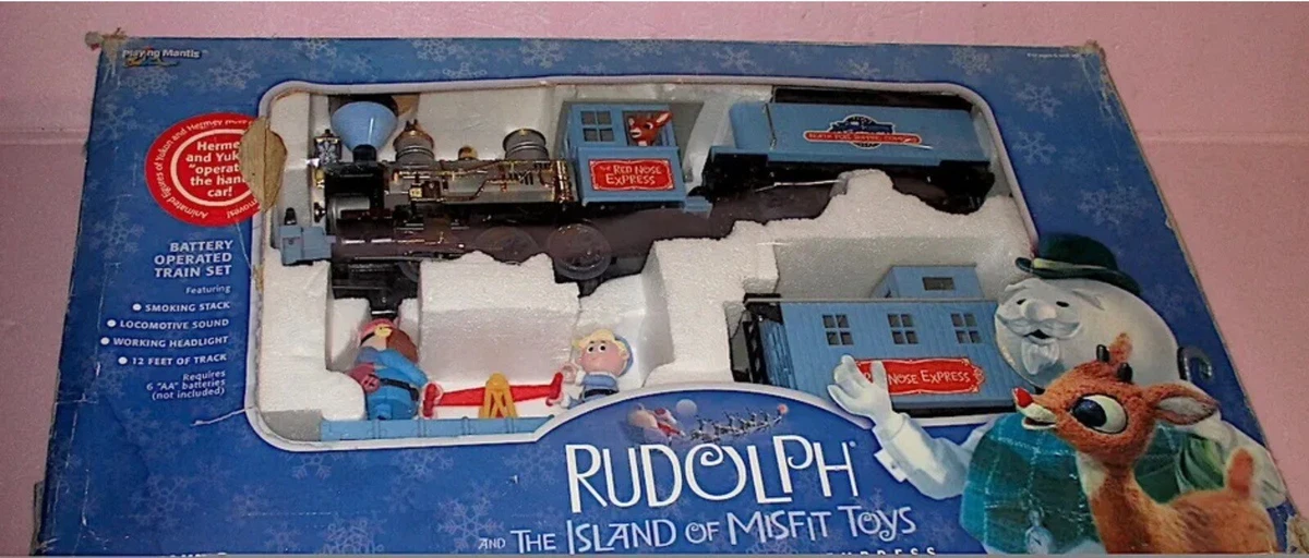 Rudolph's red nose best sale express train set