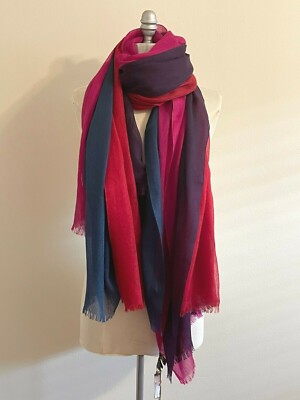 NEW LORO PIANA $1,890 STOLA AYLIT Cashmere Silk layer