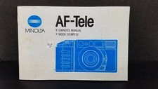 ORIGINAL Minolta AF-tele camera Owner's Operating Manual Instructions guidebook
