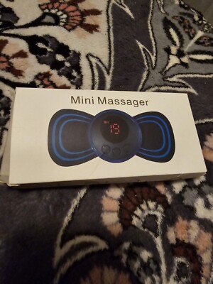 Portable EMS Mini Electric Neck Back Massager Massage Patch Stimulator