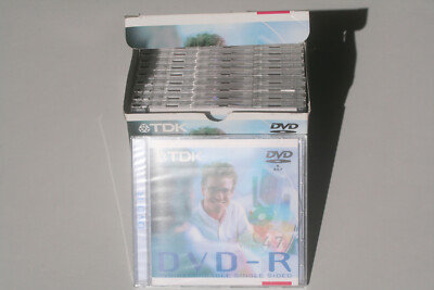 TDK DVD-R47EA 4.47GB 10 DVD-R Made in Japan RARE