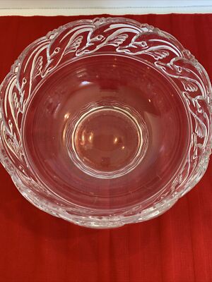 ティファニー ボール ドルフィン Tiffany & Co. Company Lead Crystal Dolphin Wave Embossed 8