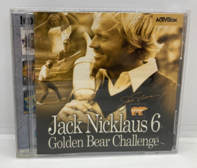 PC Game Jack Nicklaus 6 Golden Bear Challenge Disc | eBay