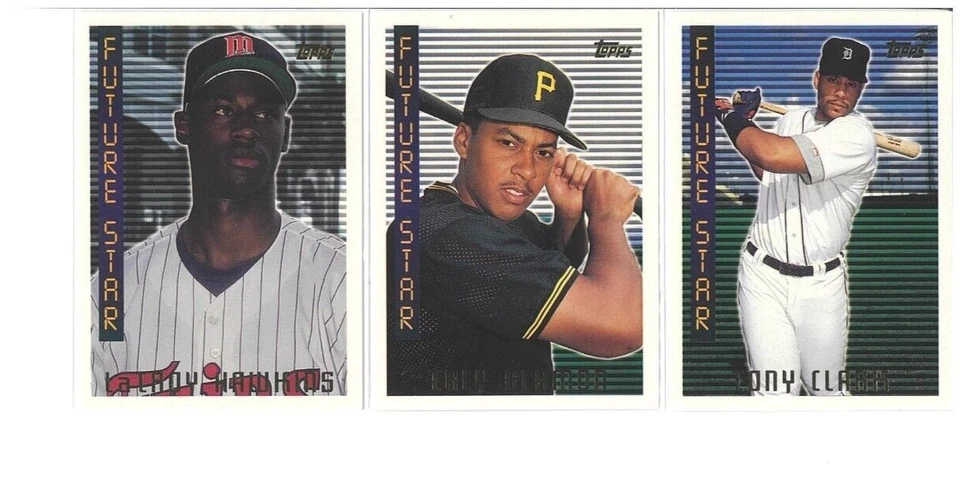 TOPPS 1995 MLB 9 FUTURE STARS COLECCIÓN DE CARTAS DE NOVATO Juego de Coleccionista Casi Como Nuevo Foto 3 de 4