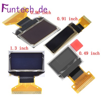 0.49''/0.91''/0.96''/1.3'' IIC I2C/SPI OLED LCD Anzeige SSD1306 Module for Arduino