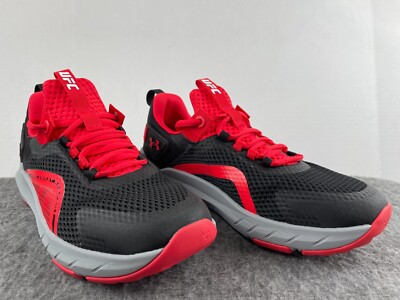 Under Armour Project Rock UFC Red & Black BSR3 Shoes Women's 9