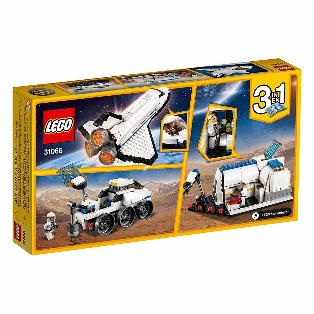 LEGO 31066 Creator 3in1 Space Shuttle Explorer Astronaut Jetpack Moon  Adventures