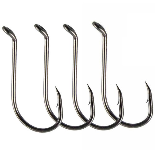 100+100pc Bass fishhook High carbon Steel hook Octopus Fishing Hook 8299 3/0-4/0 - Picture 3 of 8