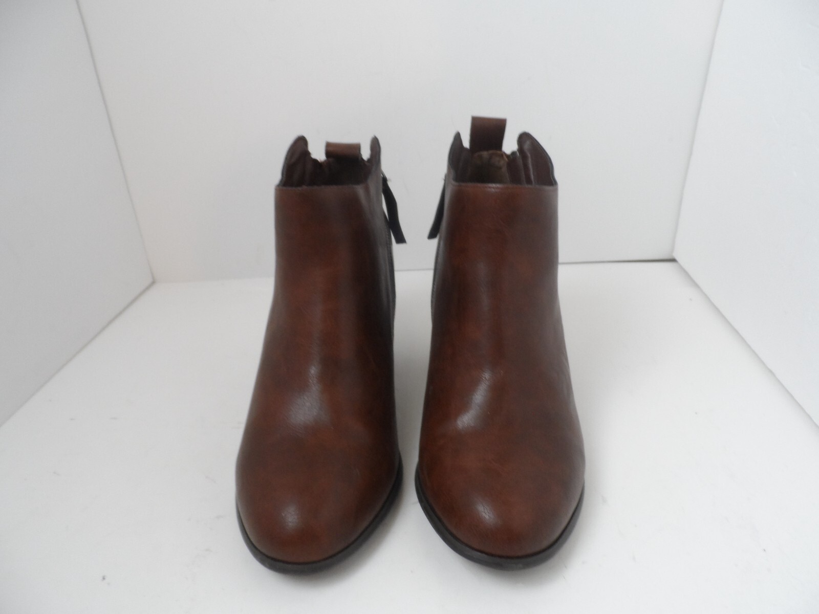 Torrid Women's Brown 2 Side Zippers Ankle Fashion Bootie Boots Size