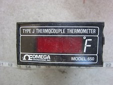 Omega 650 Type J Thermocouple Thermometer, Used