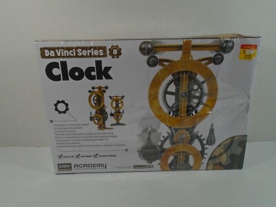 ACADEMY PLASTIC MODEL CO--DAVINCI SERIES CLOCK--MODEL KIT (NEW)