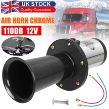 12V Klaxon Ahoooogah Old Style Vintage Air Horn Chrome Klaxon Car Truck Trumpet
