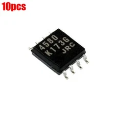 10Pcs JRC4580 SOP8 Jrc Low Loise Opamp sw