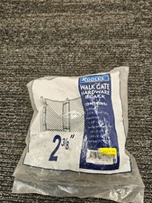 Robtec 2-3/8" Black Chain-Link Fence Walk Gate Hardware