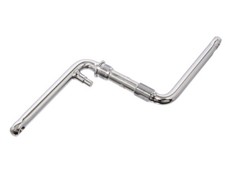 NEW Original Lowrider Steel One Piece Bicycle Crank 6 1/2" 165mm In Chrome.