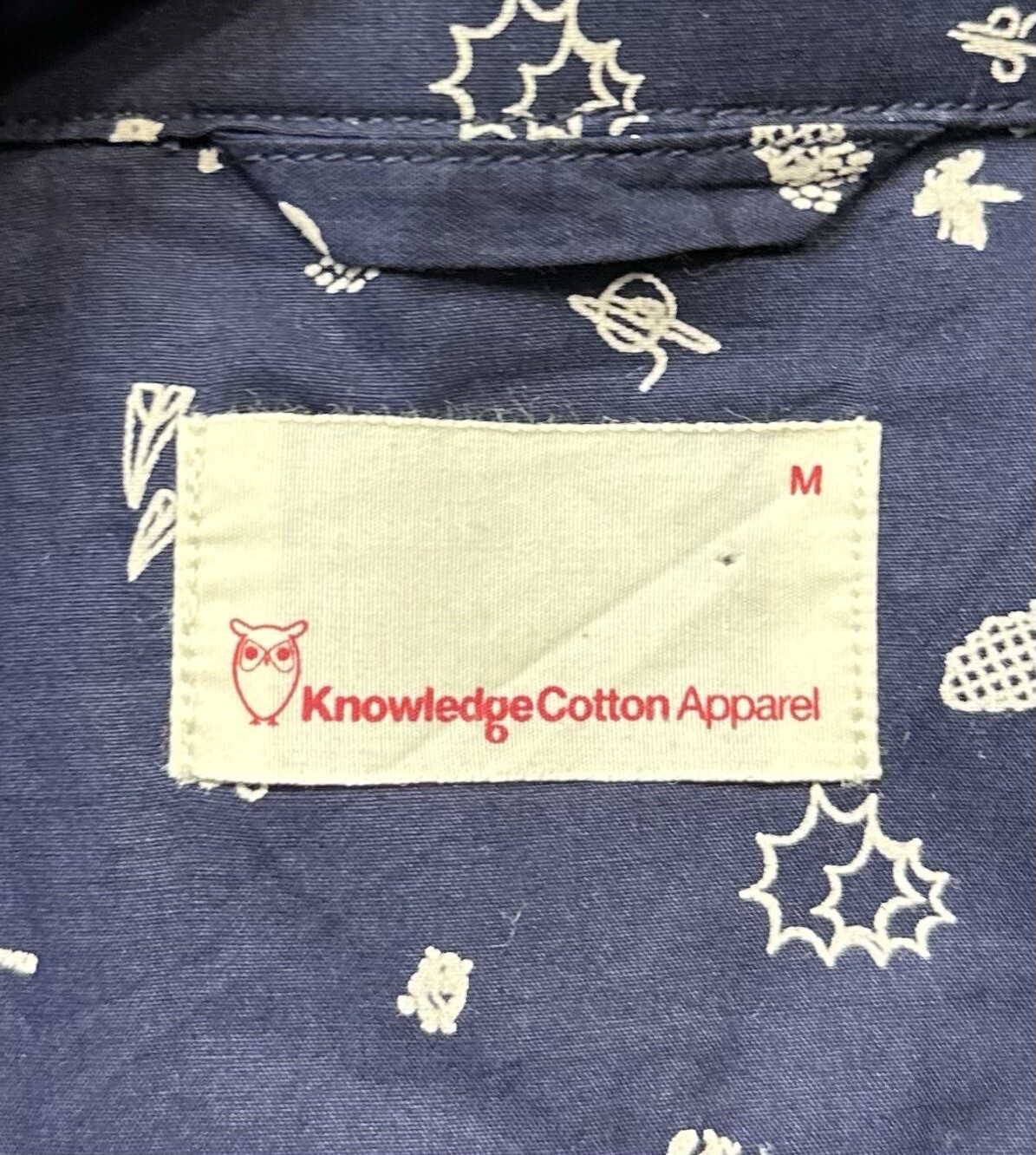 Knowledge Cotton Apparel Print Organic Shirt Long… - image 5