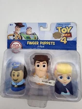 Disney Pixar Toy Story4 Finger Puppets Buzz Lightyear- Bow- Woody-New (04)
