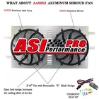 Aluminum Radiator Shroud &Fan for 94-02 Dodge Ram 2500 3500 5.9L Diesel Cummins