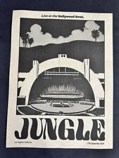 RARO Póster Jungle Live @ Hollywood Bowl Los Angles, CA 27 de septiembre de 2024 🔥