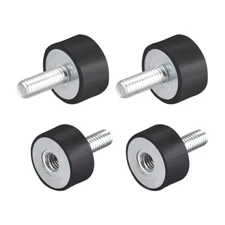 4pcs M6 Rubber Anti Vibration Isolators Mounts Shock Absorber 20mm x 10mm
