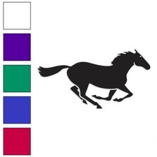 Horse Mustang Running, Vinyl Decal Sticker, Multiple Colors  Sizes 381