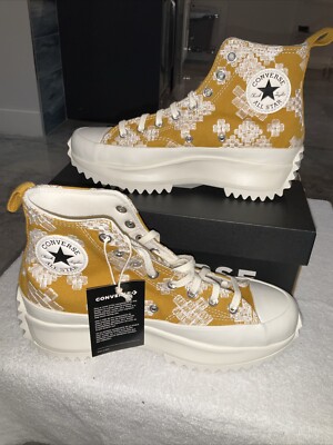 Converse Run Star Hike Platform Tonal Embroide Hi Boot, Size Men8/Women9.5,NWB