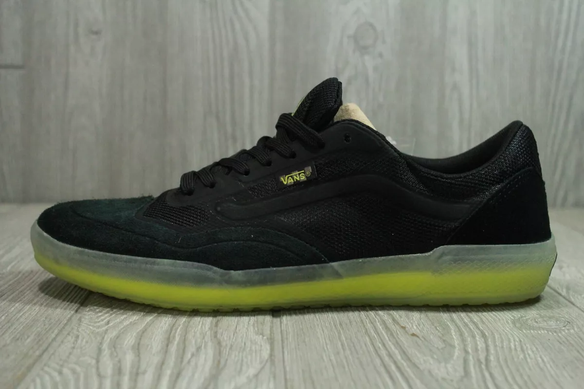 New Vans Ave Black Sulphur Skate Shoes Sneakers Ultimate Waffle