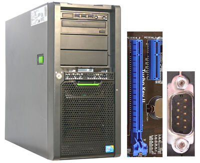 FSC PRIMERGY TX150 S7 64-BIT QUAD CORE CPU 4x2400 RAID SATA 4GB RAM 250GB W42