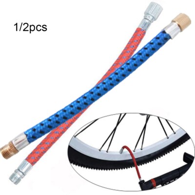 Schrader Bike Hose Adapter Bicycle Pumps Pump Extension Hose Tube Pipe Cord
