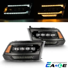 For 09-18 Ram Truck NOVA-Series Projector Headlights Set (5th Gen 2500 G2 Style)