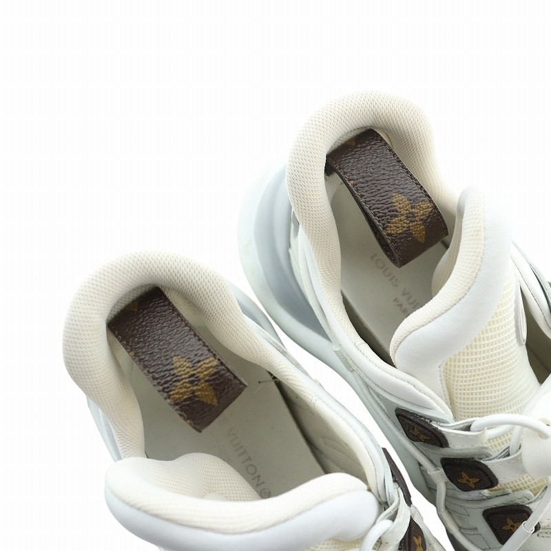 【Shoes】LOUIS VUITTON Arclight Low-Top Sneakers Monogram Logo Leather Size 36