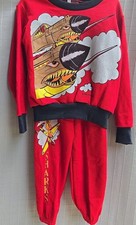 Vintage  Dominos Ind Pizza, Sky Sharks Speed Limit Kids 2 Pc Sweatshirt Pants