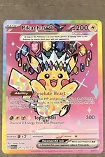 Pokemon TCG Pikachu ex 277/217 Eroi Ascesi Illustrazione Speciale Raro quasi nuovo