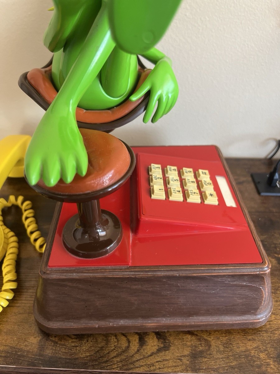 Muppets Collectible Kermit the Frog Telephone Vintage Jim Henson