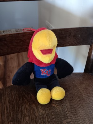 Vintage 1998 Kansas Jayhawk 8'' Plush Stuffed Animal