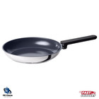 NEW IKEA MIDDAGSMAT Frying Pan Stainless Steel Non-Stick Coating Cookware 24 cm