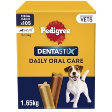 105 Pedigree Dentastix Daily Dental Sticks Dog Treats Small Dog Chews