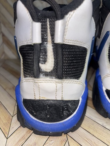1996 Nike Air Slant Mid White Black Royal Blue Sz 13 Men Shoe Vintage. - Bild 2 von 14