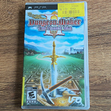 UFO Interactive Dungeon Maker II The Hidden War PSP 2008 E10+ NTSC-U/C Manual