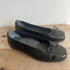 SAS Woman's Coco Slip On Loafer Tripad Technology Black W/ Bow Patent Toe Sz 8 M