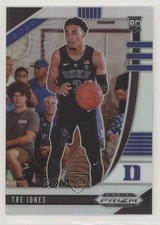 2020-21 Panini Prizm Draft Picks Silver Prizm Tre Jones #77 n1u