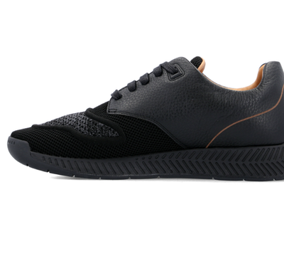 BOSS【no.12 BOSS: Hugo Boss】1995年 HUGO BOSS TITANIUM RUNN $299 Mens Shoes Size 11 Sneakers Black NEW