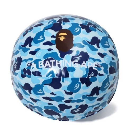 A BATHING APE (BAPE) Autentica scimmia da bagno bape abc mimetica beach ball blu nuova rara