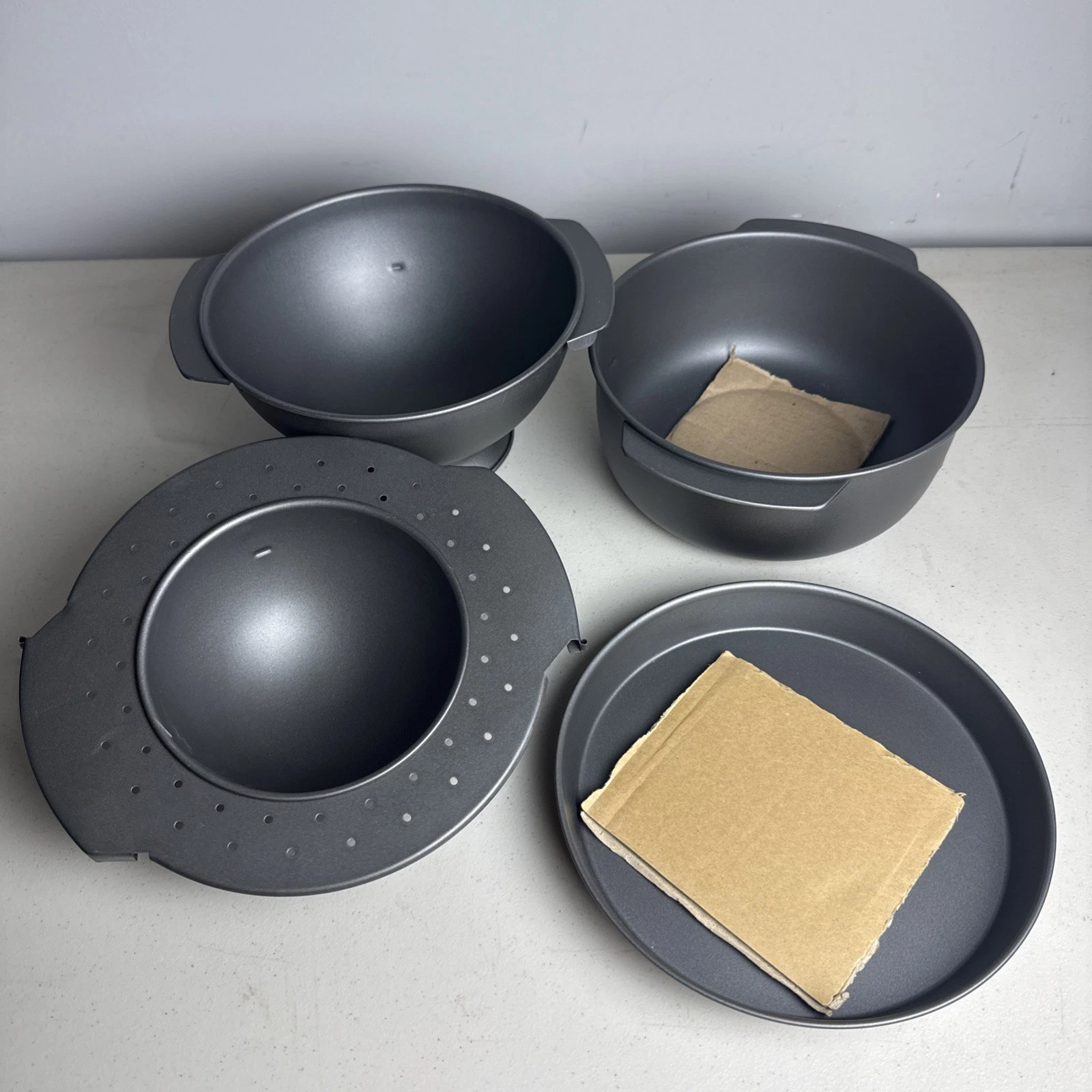 Vintage Betty Crocker Bake'n Fill Cake Pans 4 Piece Bake Set Collectable Great
