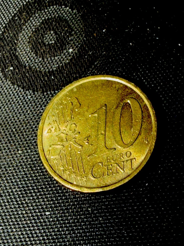 Italia 2002-R raro 10 centavos de euro Foto 3 de 4